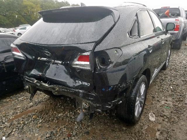 2T2ZK1BA4FC167503 - 2015 LEXUS RX 350 BLACK photo 4