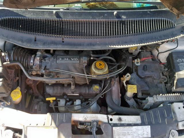 1D4GP25303B243196 - 2003 DODGE CARAVAN SE WHITE photo 7