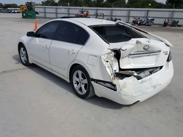 1N4BL21E28C207477 - 2008 NISSAN ALTIMA 3.5 WHITE photo 3