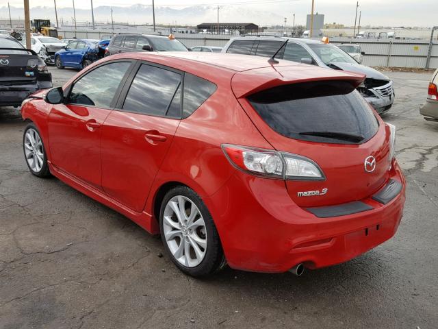 JM1BL1H58A1142789 - 2010 MAZDA 3 S RED photo 3