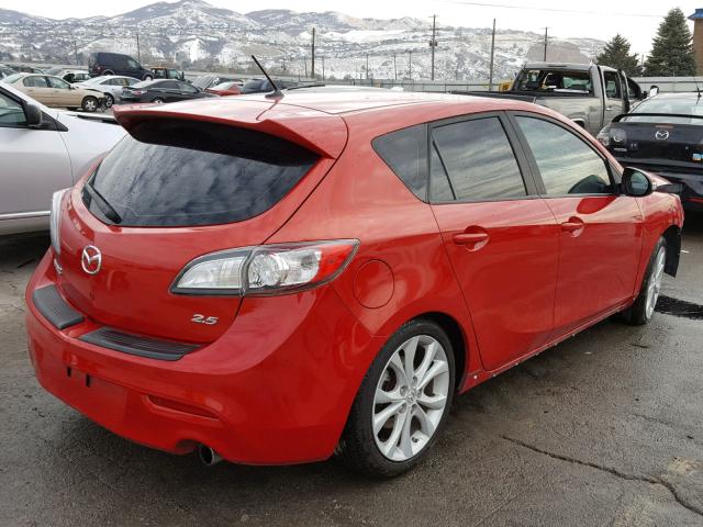 JM1BL1H58A1142789 - 2010 MAZDA 3 S RED photo 4