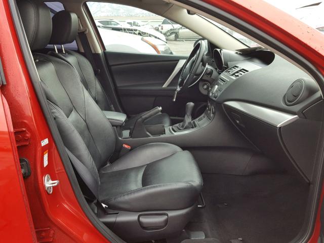 JM1BL1H58A1142789 - 2010 MAZDA 3 S RED photo 5