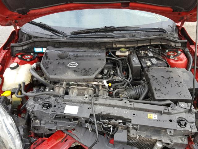 JM1BL1H58A1142789 - 2010 MAZDA 3 S RED photo 7