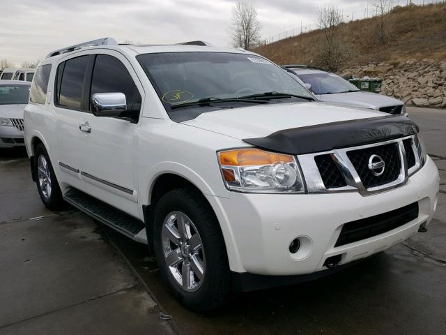 5N1AA0NE8AN600982 - 2010 NISSAN ARMADA PLA WHITE photo 1