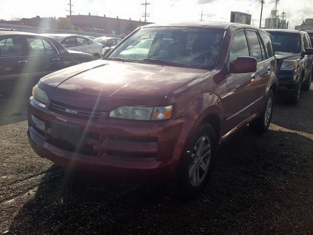 4S2CE58X434603290 - 2003 ISUZU AXIOM XS Tünd qırmızı foto 2