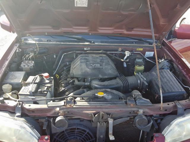 4S2CE58X434603290 - 2003 ISUZU AXIOM XS Tünd qırmızı foto 7