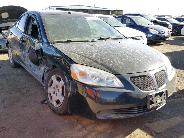 1G2ZF57B584189733 - 2008 PONTIAC G6 VALUE L BLACK photo 1