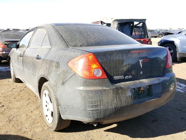 1G2ZF57B584189733 - 2008 PONTIAC G6 VALUE L BLACK photo 3