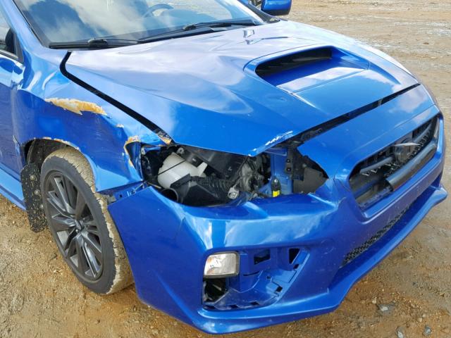 JF1VA1A63F9818375 - 2015 SUBARU WRX BLUE photo 9