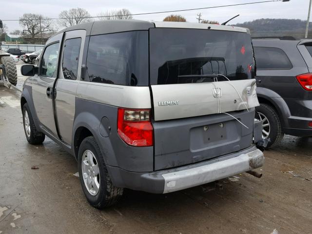 5J6YH18503L021199 - 2003 HONDA ELEMENT EX BROWN photo 3