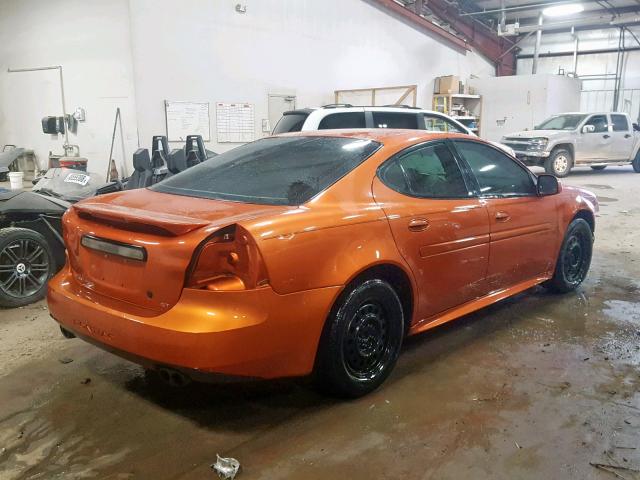 2G2WP542741248954 - 2004 PONTIAC GRAND PRIX ORANGE photo 4