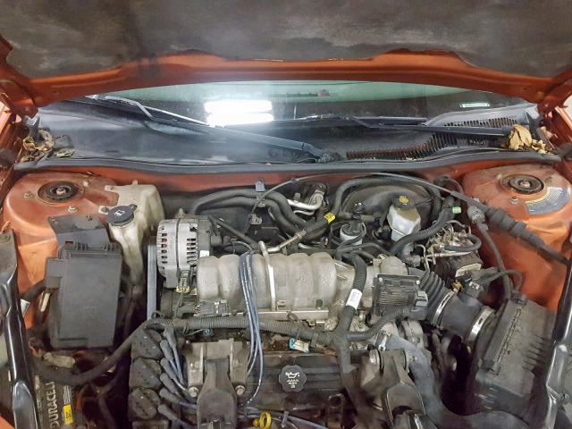 2G2WP542741248954 - 2004 PONTIAC GRAND PRIX ORANGE photo 7