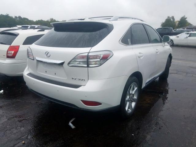 2T2ZK1BA7CC067441 - 2012 LEXUS RX 350 WHITE photo 4