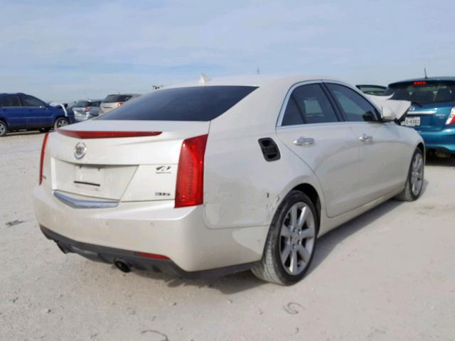 1G6AC5S35D0150548 - 2013 CADILLAC ATS PERFOR WHITE photo 4