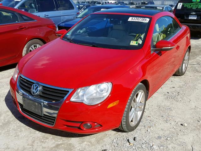WVWFA71F09V020297 - 2009 VOLKSWAGEN EOS LUX 红色 照片 2