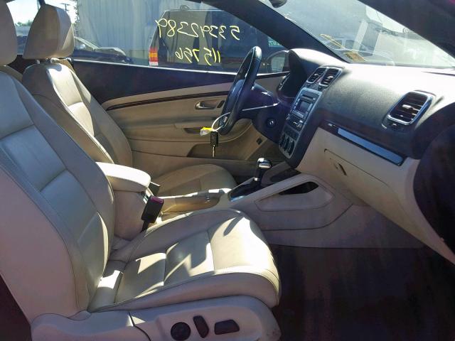 WVWFA71F09V020297 - 2009 VOLKSWAGEN EOS LUX 红色 照片 5