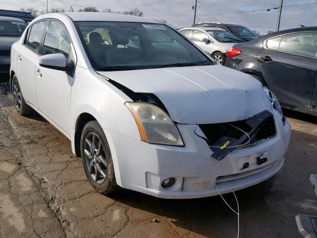 3N1AB61E58L614975 - 2008 NISSAN SENTRA 2.0 WHITE photo 1