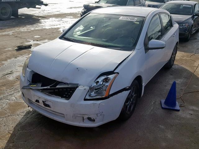 3N1AB61E58L614975 - 2008 NISSAN SENTRA 2.0 WHITE photo 2