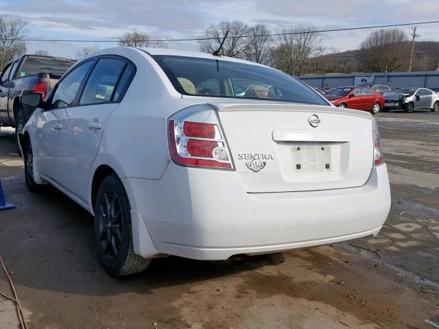 3N1AB61E58L614975 - 2008 NISSAN SENTRA 2.0 WHITE photo 3