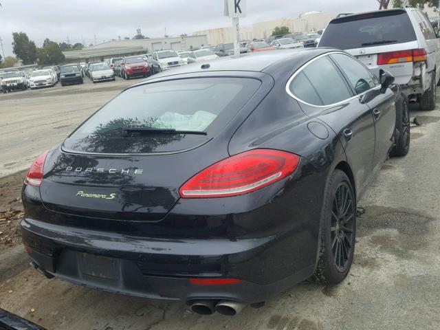 WP0AD2A73EL044757 - 2014 PORSCHE PANAMERA S BLACK photo 4