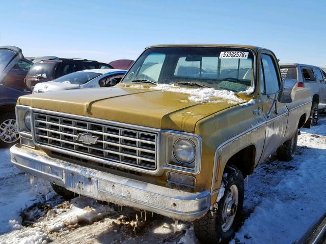 CKL146S109157 - 1976 CHEVROLET CHEYENNE BROWN photo 2