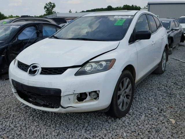 JM3ER293370123782 - 2007 MAZDA CX-7 WHITE photo 2