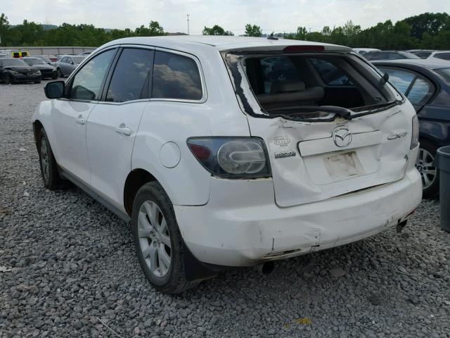 JM3ER293370123782 - 2007 MAZDA CX-7 WHITE photo 3