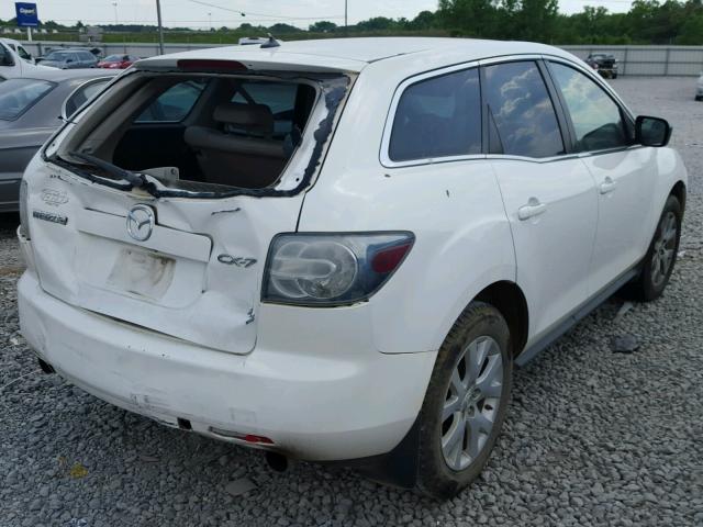 JM3ER293370123782 - 2007 MAZDA CX-7 WHITE photo 4