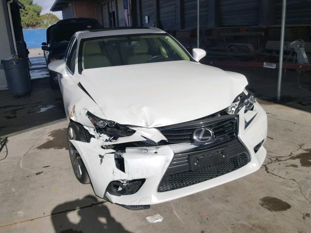 JTHBF1D28F5080358 - 2015 LEXUS IS 250 WHITE photo 1