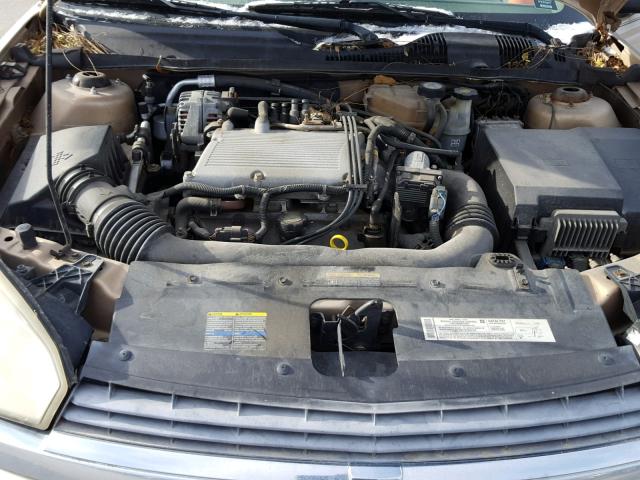 1G1ZT62875F115051 - 2005 CHEVROLET MALIBU MAX ოქროსფერი ფოტო 7