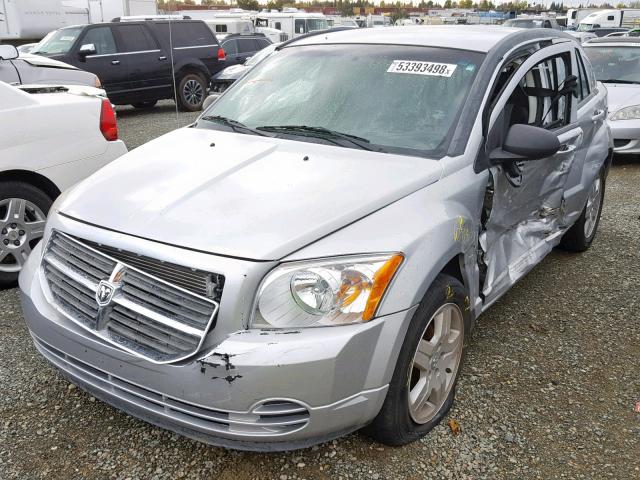 1B3HB48A79D198228 - 2009 DODGE CALIBER SX SILVER photo 2