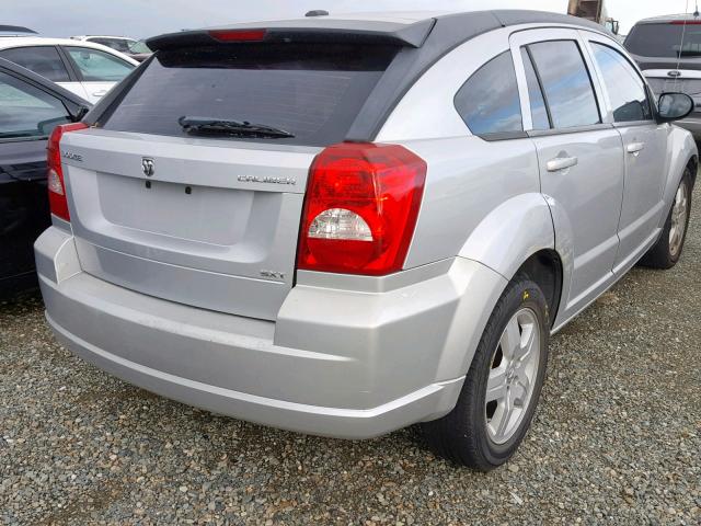 1B3HB48A79D198228 - 2009 DODGE CALIBER SX SILVER photo 4