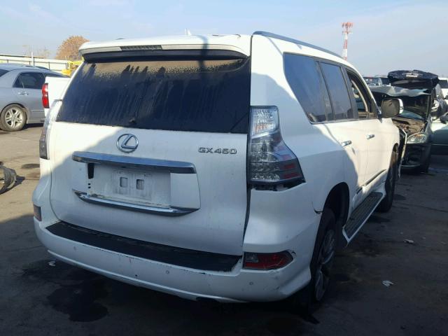 JTJJM7FX1E5082544 - 2014 LEXUS GX PREMIUM WHITE photo 4