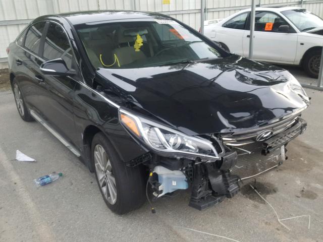 5NPE34AF3FH082583 - 2015 HYUNDAI SONATA SPO BLACK photo 1