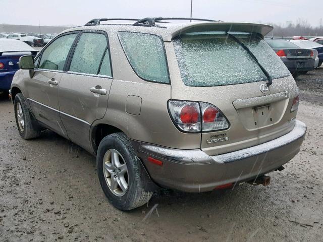 JTJHF10U530313203 - 2003 LEXUS RX 300 GOLD photo 3