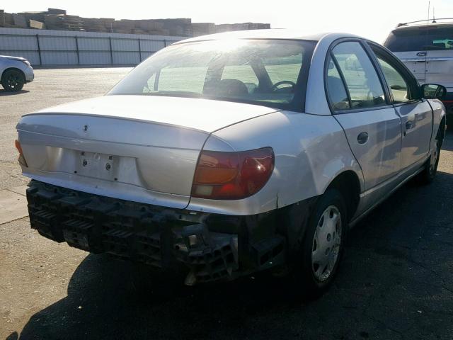 1G8ZH52892Z167692 - 2002 SATURN SL1 SILVER photo 4