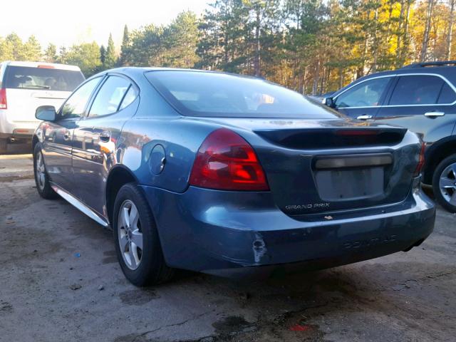 2G2WP552161119156 - 2006 PONTIAC GRAND PRIX Կապույտ լուսանկար 3
