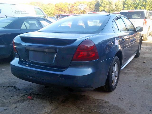 2G2WP552161119156 - 2006 PONTIAC GRAND PRIX Կապույտ լուսանկար 4