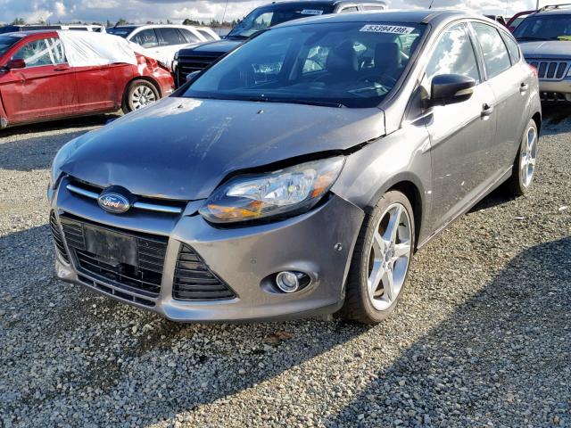 1FAHP3N2XCL468465 - 2012 FORD FOCUS TITA CHARCOAL photo 2