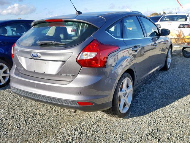 1FAHP3N2XCL468465 - 2012 FORD FOCUS TITA CHARCOAL photo 4