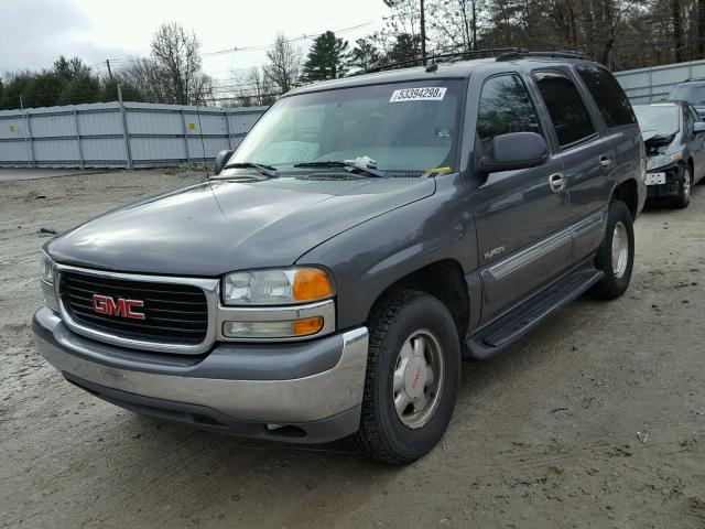 1GKEK13Z52J293007 - 2002 GMC YUKON GRAY photo 2