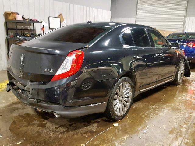 1LNHL9DK4DG605870 - 2013 LINCOLN MKS BLACK photo 4