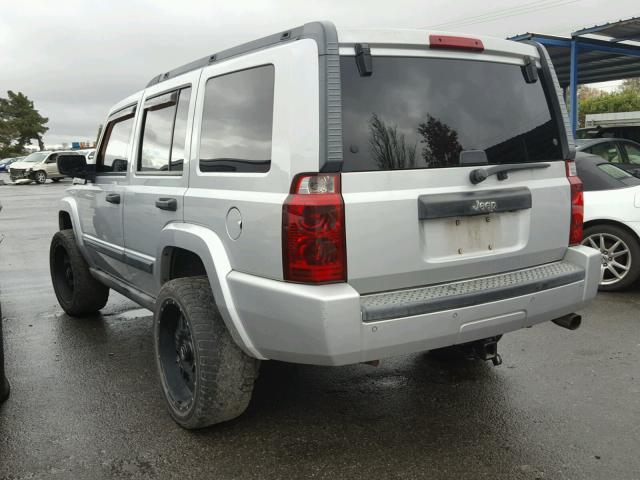 1J8HH48KX6C206676 - 2006 JEEP COMMANDER SILVER photo 3