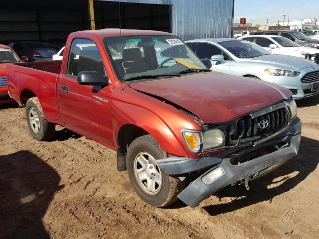 5TENL42N92Z074971 - 2002 TOYOTA TACOMA RED photo 1