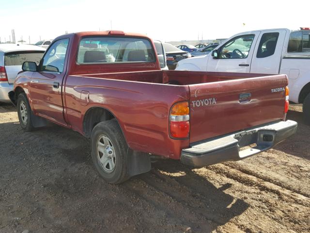 5TENL42N92Z074971 - 2002 TOYOTA TACOMA RED photo 3