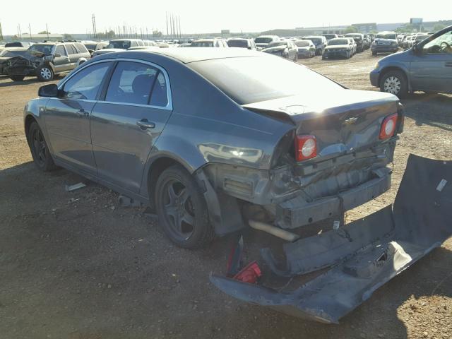 1G1ZG57B28F190098 - 2008 CHEVROLET MALIBU LS 灰色 照片 3
