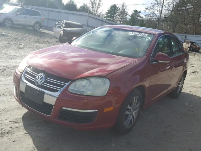 3VWSG71K76M718158 - 2006 VOLKSWAGEN JETTA 2.5 RED photo 2