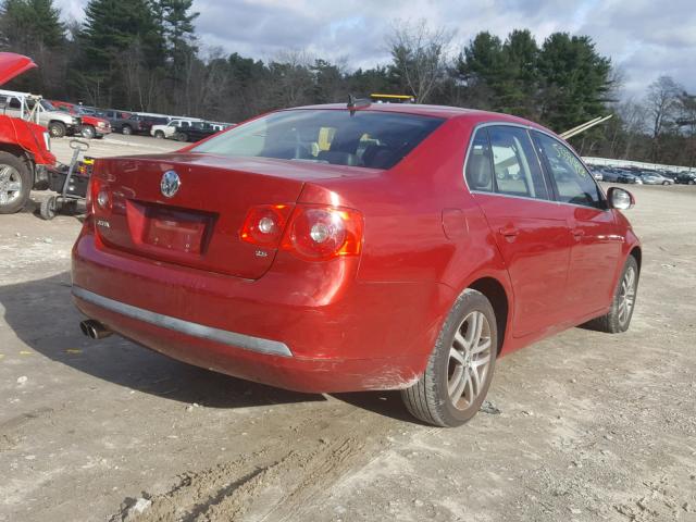 3VWSG71K76M718158 - 2006 VOLKSWAGEN JETTA 2.5 RED photo 4