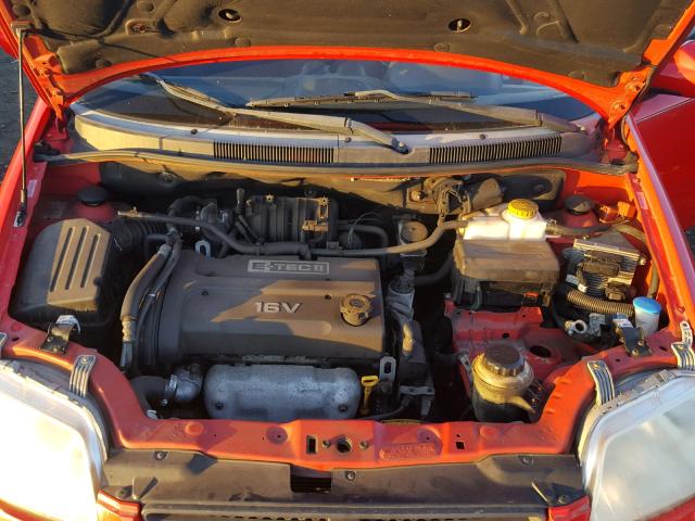 KL1TD66658B063182 - 2008 CHEVROLET AVEO BASE Qırmızı foto 7