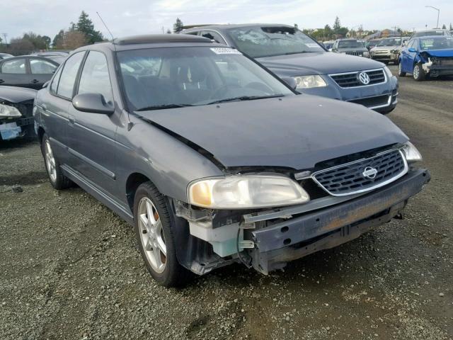 3N1BB51D11L118938 - 2001 NISSAN SENTRA SE GRAY photo 1